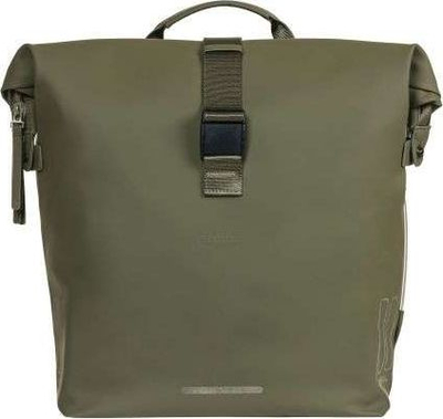 Çanta anësore biçiklete Basil Soho, 41L, Nordlicht LED, jeshile