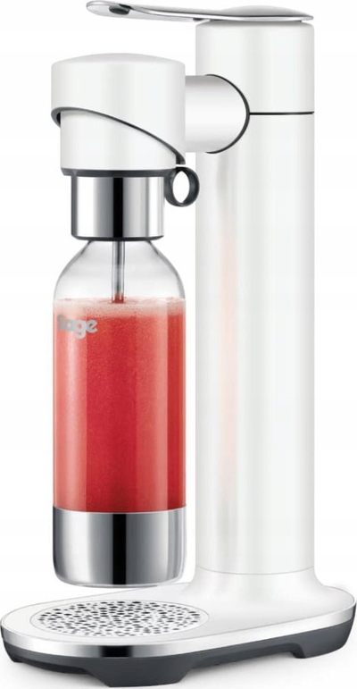 Уред за газирање SAGE The InFizz Fusion, за вода и пијалоци, бел Sea Salt