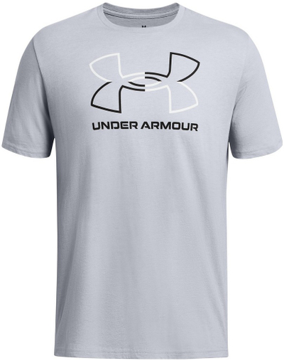 Спортска блуза Under Armour 1382915-011, за мажи, памук полиестер, сива