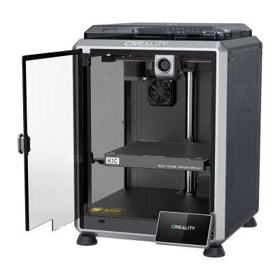 Printer 3D Creality K1C, 220x220x250mm, 600mm/s, gri e zezë