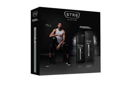 Set STR8 Rise, deodorant sprej 75 ml + xhel dushi 250 ml