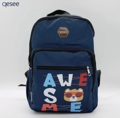 Çantë shpine për fëmijë Qesee Awesome, e kaltër e errët