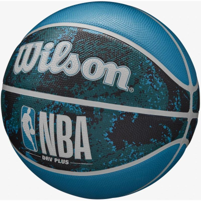 Top basketbolli Wilson NBA Drv Plus Vibe, nr. 7, për jashtë edhe brenda, zi blu