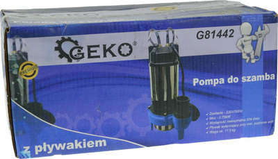 Pompë zhytëse septike pa markë, 750W, për ujë t’pastër edhe t’ndotur, me float