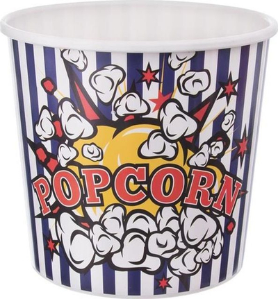 Enë për kokoshka Perfect Popcorn Bowl, 3.4L, me figura kokoshkash, shumëngjyrëshe