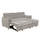 Divan krevati Velar HM3305.03, 2 vende, 207x90x80cm, bezhë