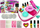 Set manikyri për kalamoj Girls Creator Nail Art Studio, me tharëse thonjsh, me shkëlqyes e stampë, rozë