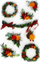 Stickerë 3D dekorativë Craft with Fun, 8 copë, motive krishtlindjesh, shumëngjyrësh