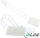 Kapëse kabllosh InLine Cable Tie 59969E, set me 10 copë, 94mm, të bardha