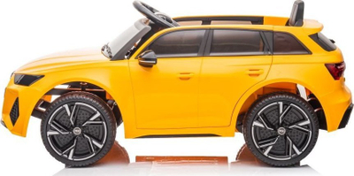 Makina elektrike për kalamaj Lean Cars Audi RS6 BRD-2118, bateri 12V, dy motorë, e verdhë