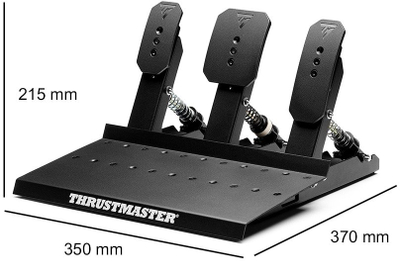 Pedale garash Thrustmaster Raceline Pedals III, set me 3 pedale, për PC, PlayStation edhe Xbox, të zeza