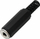 Konektor audio XTREME Jack 3.5mm mono për kabllo, set 2 copë, i zi