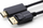 Кабел MicroConnect DisplayPort во HDMI, видео и аудио, црн