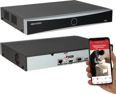 Regjistrues IP Hikvision DS-7608NXI-K1, 8 kanale, AcuSense, i zi