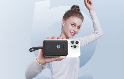 Powerbank Baseus Rchla Magnetic Mini, 10000mAh, 30W USB C, црна Bayern Munich