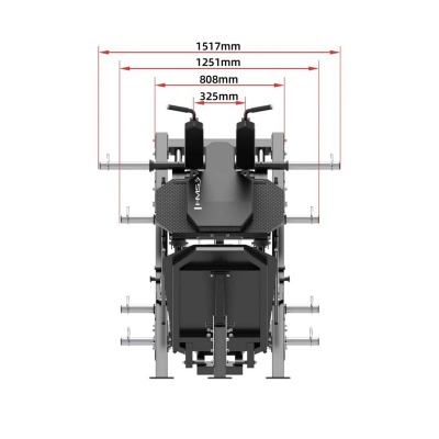 Pajisje shtypje këmbe HMS LP3175, deri 450 kg, për disqe 25/50 mm, gri e zezë