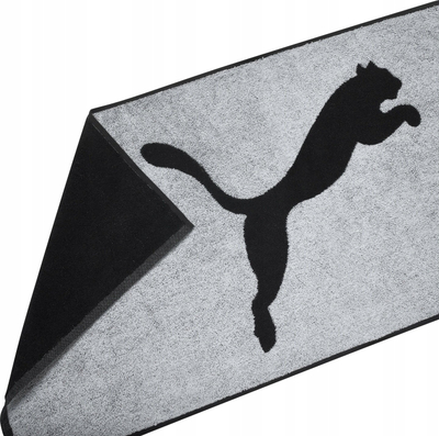 Peshqir sportiv Puma Team Towel Large, 70x140cm, pambuk poliester, i zi
