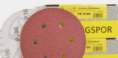 Disk lëmues vetë-ngjitës KLINGSPOR 125mm, 50 copë