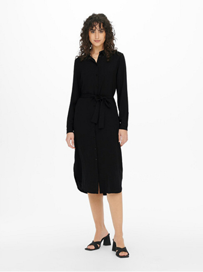 Фустан Jacqueline de Yong JDYRACHEL Regular Fit, црн