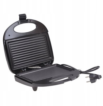 Grill elektrik HP 6715, 800W, pllaka jo-ngjitëse, i zi