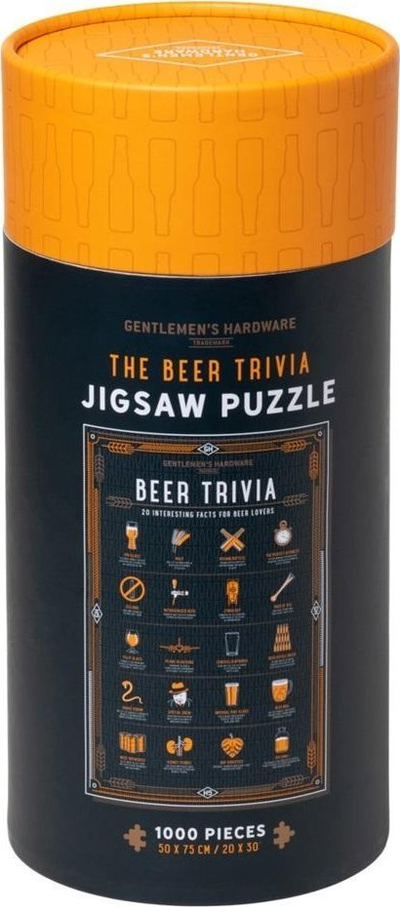 Puzzle Gentlemen's Hardware Jigsaw, 1000 pjesë, motiv birre