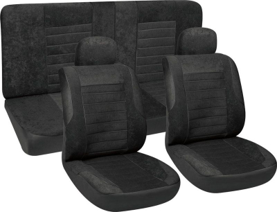 Set mbulesash universale sediljesh Midi, komplet makine, i zi