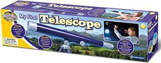 Teleskop për fëmijë My First Telescope, i lehtë për përdorim, me tripod, blu