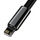 Kabllo Baseus Tungsten Gold USB në iP 2.4A 2m (i zi)