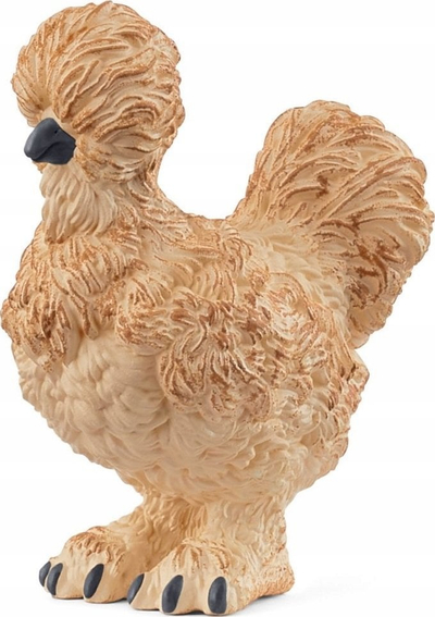Figurinë Schleich 14891 Silkie Chicken FARM WORLD, 6 x 6 x 6 cm, shumëngjyrëshe