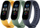 Set rripa për matës aktiviteti Xiaomi Mi Smart Band 5, 3 copë, i kaltër/verdhë/gjelbër 