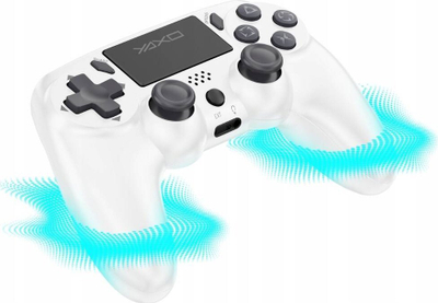 Gamepad wireless YAXO Viper Strike, për PS4 PS3 PC Android, i bardhë