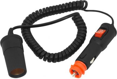 Zgjatues çakmaku makine BLOW, me kabllo spirale 55cm deri në 1.8m, me çelës, ngjyrë e zezë