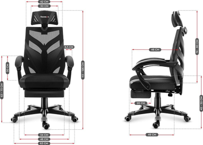 Karrige gaming Huzaro Combat 5.0, mekanizëm rrotullues, deri 140 kg, e zezë