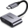 Përshtatës USB Ugreen USB-C, 3.5mm, i argjendtë