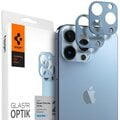 Xham mbrojtës Spigen tR Optik për iPhone 13 Pro/Max, 2 copa, kaltër