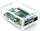 Kuti Raspberry Pi 4 Model B, me mbajtëse kamere, transparente