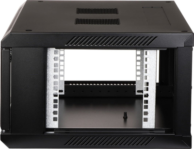 Kabinet rrjeti muri Delta EPRADO R19 4U 450, 19", derë xhami, i zi