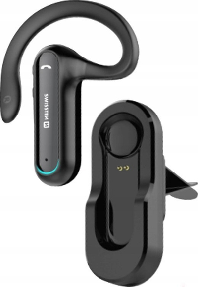 Kufje Bluetooth Swissten Dock Earpiece me qëndrim magnetik, e zezë