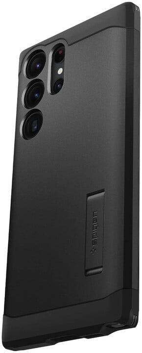 Mbrojtëse Spigen Tough Armor për Samsung Galaxy S23 Ultra, e zezë