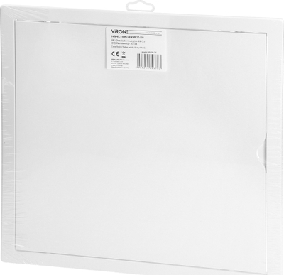 Kapak inspektimi plastike Virone ID-35/35, 35x35 cm, i bardhë