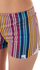 Shorce për femra Colour Pleasure CP-020 264, madhësia XS-S, të kaltra / verdha / rozë