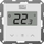 Regullator dhome me valë Tech STF-8ZWH, mat lagështinë, ekran LCD, i bardhë