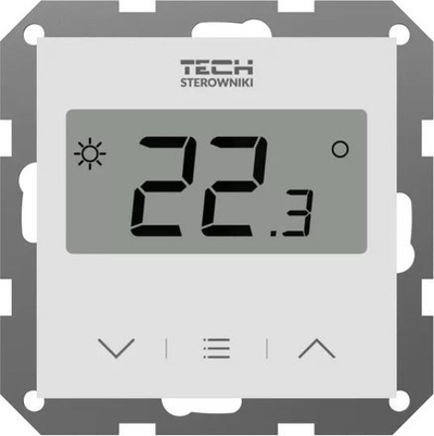 Regullator dhome me valë Tech STF-8ZWH, mat lagështinë, ekran LCD, i bardhë