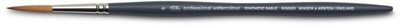 Furçë akuareli Winsor & Newton Professional Rigger 6, sintetike, për detaje