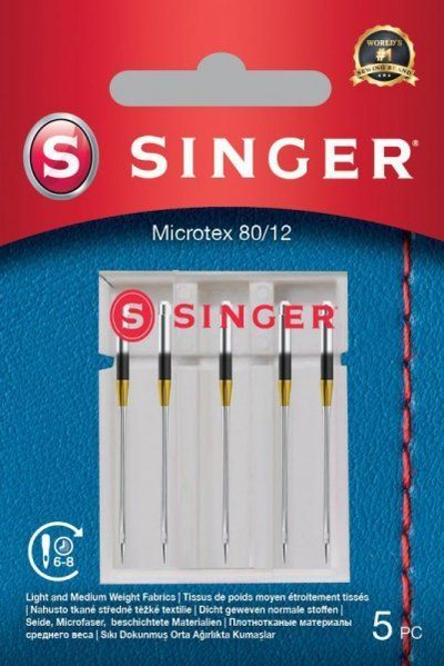 Gjilpëra Singer 80/12, 5 copë