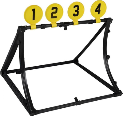 Portë stërvitje futbolli Umbro 4 në 1, me rebounder, set trajnimi, e bardhë
