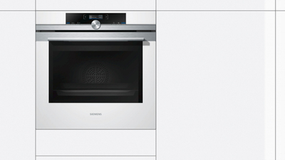 Furrë inkaso Siemens HB674GBW1, 71L, me pirolizë, e bardhë