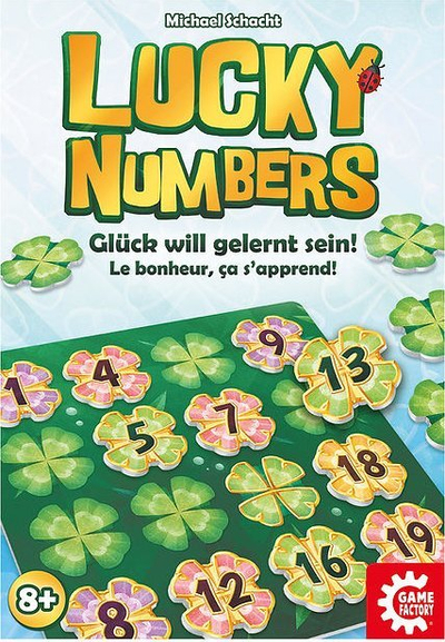Lojë tavoline Game Factory Lucky Numbers, për familje, shumëngjyrëshe