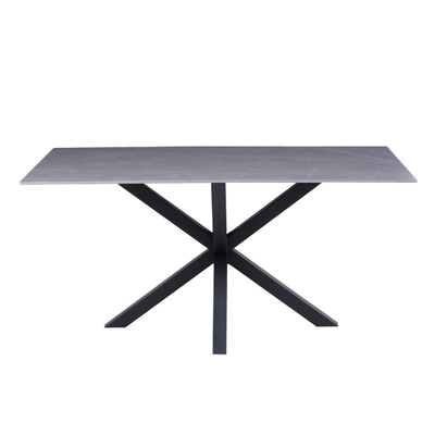 Tavolinë për kafe 120x60x45,5Hcm (HM9470.05), gri/ zezë
