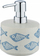 Dispenser sapuni WENKO Aquamarine, qeramikë, 0.475L, bezhë